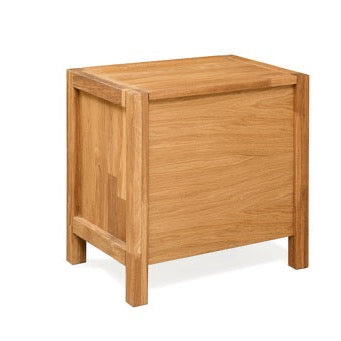 Bedside table solid wood oak nordico