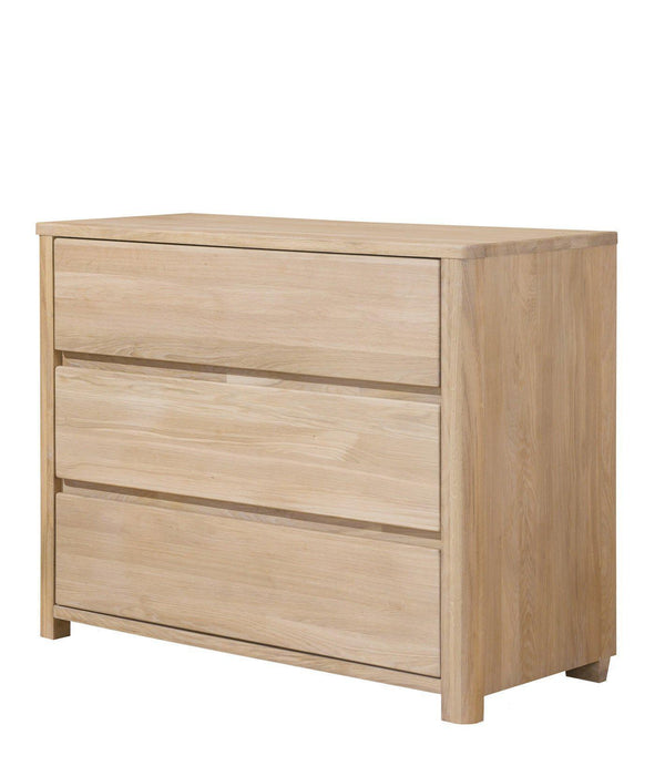 NordicStory Sideboard Chest of drawers made of solid oak wood 