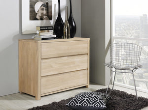 NordicStory Sideboard Chest of drawers made of solid oak wood 