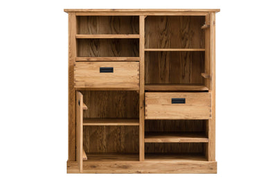 NordicStory Rustic cabinet solid oak cabinet, rustic furniture