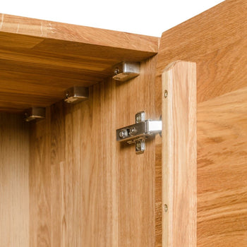 NordicStory "Faina 1" solid oak floating cabinet 45 x 42 x 127,2cm.