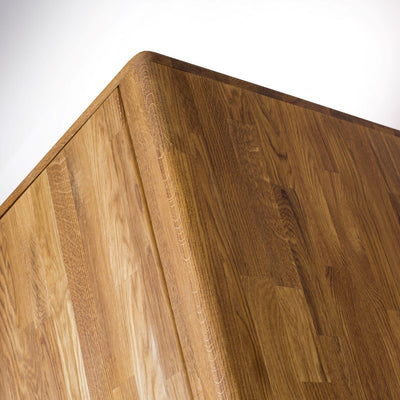 NordicStory Solid oak closet for clothes Nordic bedroom furniture
