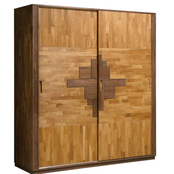 NordicStory Scandinavian Nordic oak solid wood clothes cabinet 