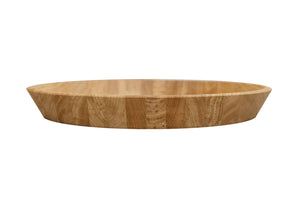 NordicStory Solid oak round decorative tray Info Draft