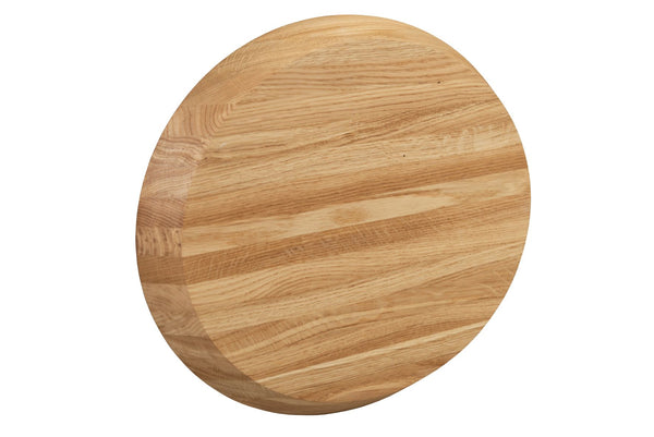 NordicStory Solid oak round decorative tray Info Draft