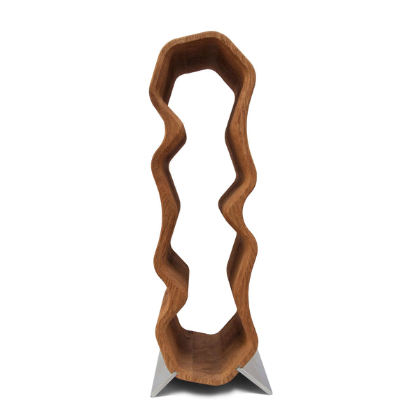Handmade oak wine rack AWRY, wine stand for 4 bottlesRoble.Store