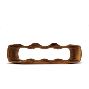 NordicStory Handmade oak wine rack QAD, wine rack for 7 bottles