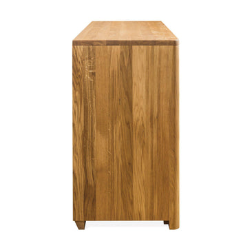 NordicStory Elsa Dresser Chest of Drawers 6 Drawers Solid Wood Scandinavian Oak 