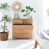NordicStory Laura Chest of Drawers 5 Chests Solid Wood Nordic Oak 