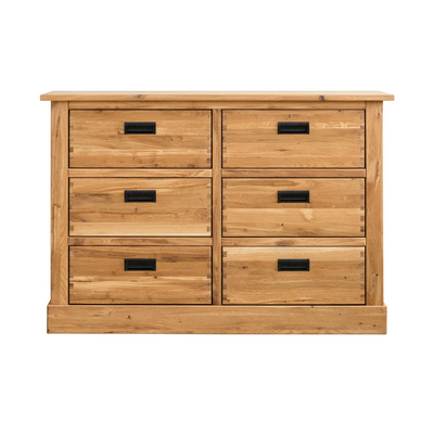 NordicStory Living room furniture solid wood oak chest of drawers rustic style sideboard Provance