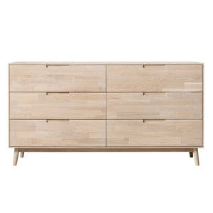NordicStory Sideboard Chest of drawers in solid oak Escandi 4 160 x 45 x 84,5 cm.