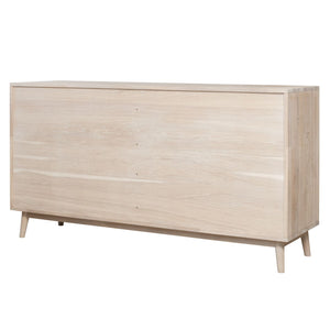 NordicStory Sideboard Chest of drawers in solid oak Escandi 4 160 x 45 x 84,5 cm.
