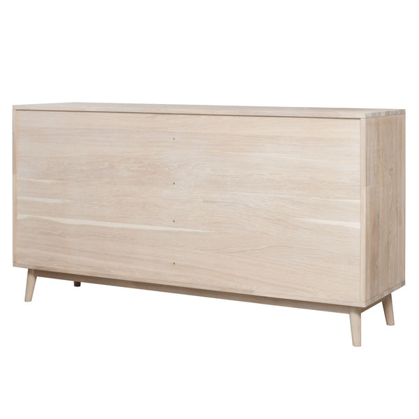 NordicStory Sideboard Chest of drawers in solid oak Escandi 4 160 x 45 x 84,5 cm.