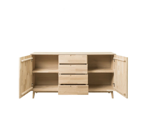 NordicStory Sideboard Chest of drawers in oak solid wood 