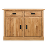 NordicStory Rustic style dresser in solid oak wood Provance