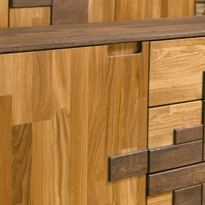 NordicStory Escandi 3 Design Solid wood oak sideboard Scandinavian furniture 