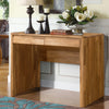 NordicStory Solid oak dressing table desk and vanity table 