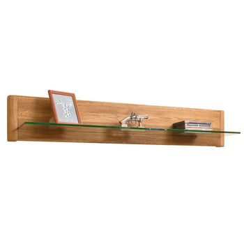 NordicStory Solid oak wood wall shelf 
