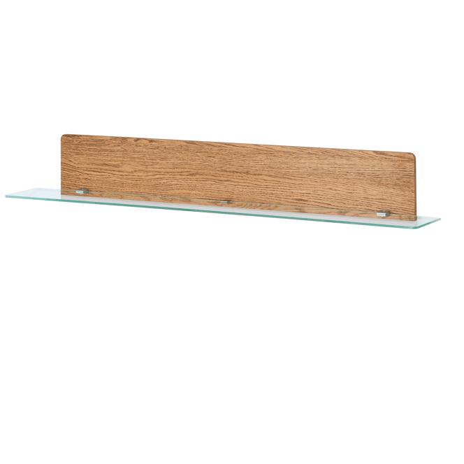 NordicStory Solid oak wood wall shelf 
