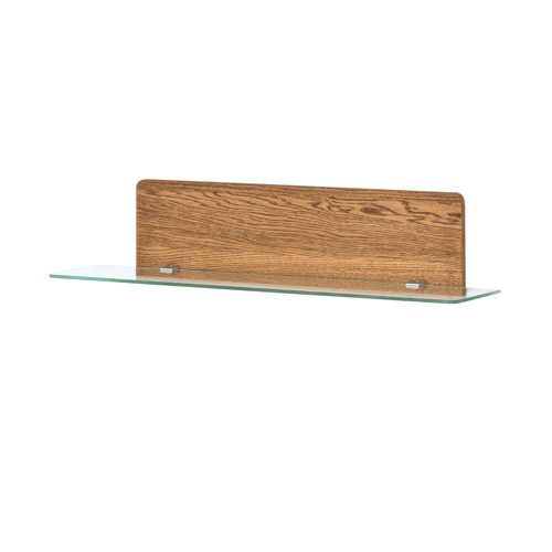 NordicStory Solid oak wood wall shelf