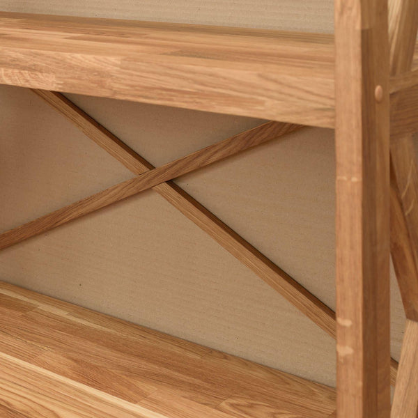 NordicStory Nordic oak solid wood wall bookcase Nordic oak solid wood bookcase 