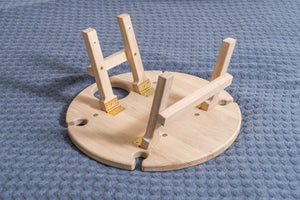NordicStory Portable Wine Picnic Table, Foldable Tray