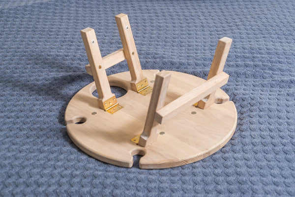 NordicStory Portable Wine Picnic Table, Foldable Tray