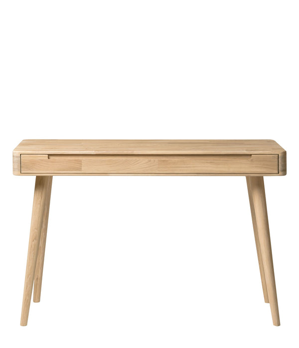 NordicStory Solid oak dressing table desk and vanity table