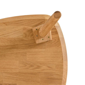 Stackable coffee tables in solid oak Escandi 2, 70 x 50 x 36 cm / 73.8 x 70 x 45 cm / 90 x 60 x 46 cm | NordicStory
