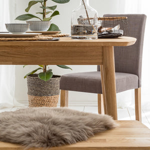 NordicStory Rectangular extendable dining table in solid oak Escandi