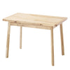 NordicStory Nordic Scandinavian solid oak extendable dining table 