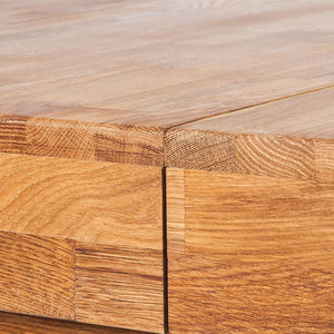 NordicStory Extending dining table in solid oak wood