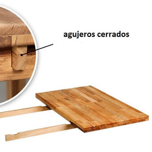 NordicStory Extending dining table in solid oak wood