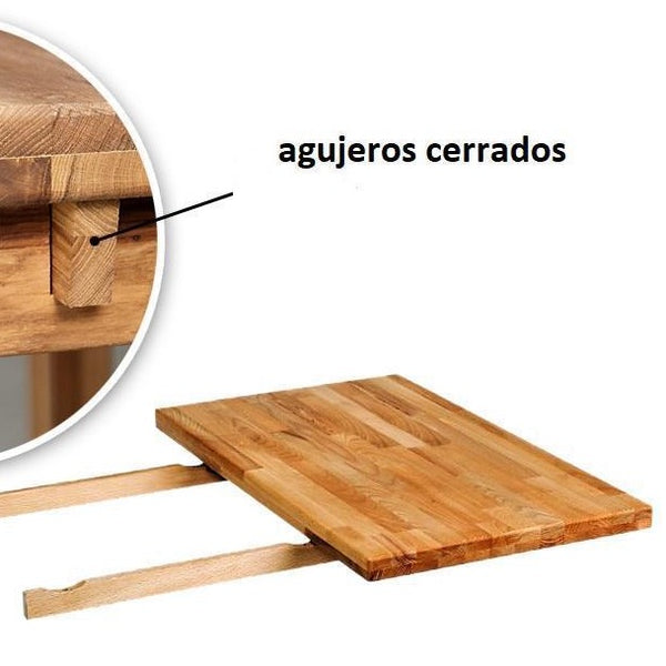NordicStory Extending dining table in solid oak wood