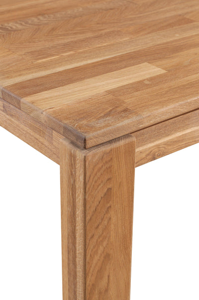 NordicStory Nordic rustic oak solid wood dining table