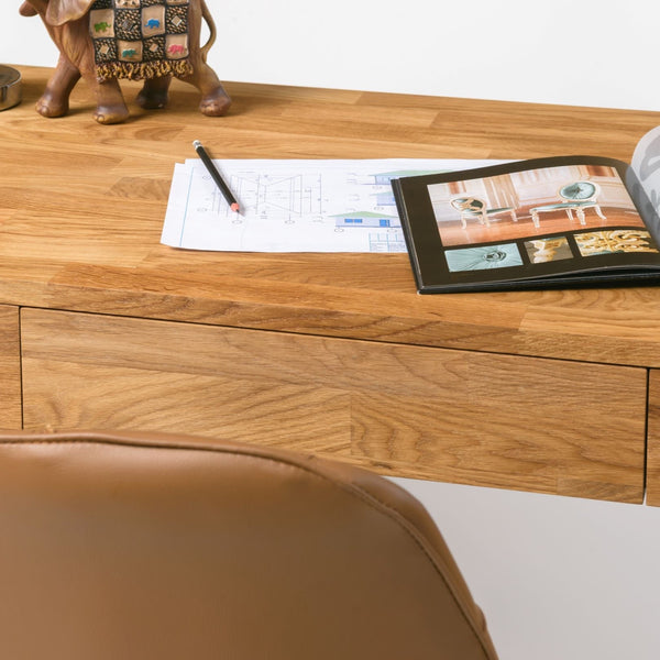 NordicStory Nordic Oak Solid Wood Office Desk Nordic Oak Solid Wood Office Desk 