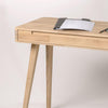 NordicStory Escandi desk table 110 x 43 x 75 cm. solid oak Scandinavian wood 