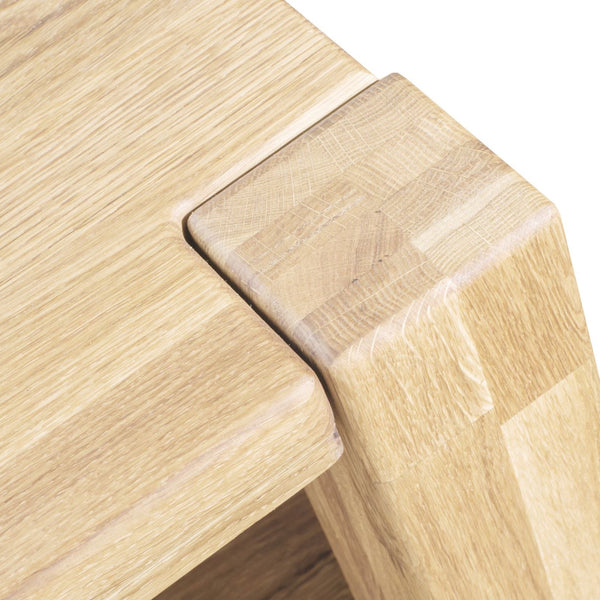 NordicStory Solid Oak Bedside Table Nordic Scandinavian Bed Room