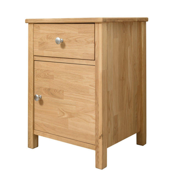NordicStory Bedside table in solid oak wood