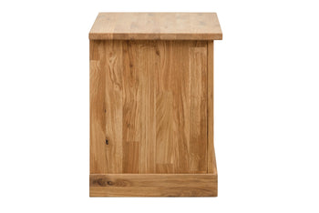 NordicStory Rustic side table, solid oak bedside table, solid oak bedside table