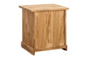 NordicStory Rustic side table, solid oak bedside table, solid oak bedside table