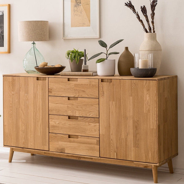NordicStory Sideboard Chest of drawers in oak solid wood
