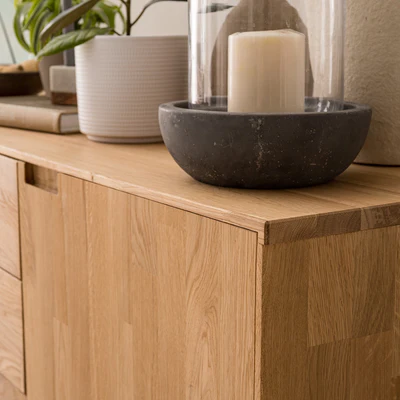 NordicStory Sideboard Chest of drawers in oak solid wood