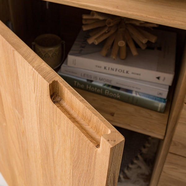 NordicStory Sideboard Chest of drawers in oak solid wood