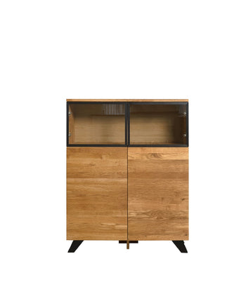NordicStory Chest of drawers in solid oak "Moritz 1" 100 x 40 x 124,9 cm.