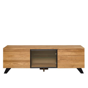 NordicStory Moritz solid oak TV stand 150 x 45 x 51,3 cm.