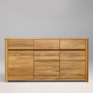NordicStory Nordic Oak Solid Wood Chest of Drawers Sideboard Cabinet