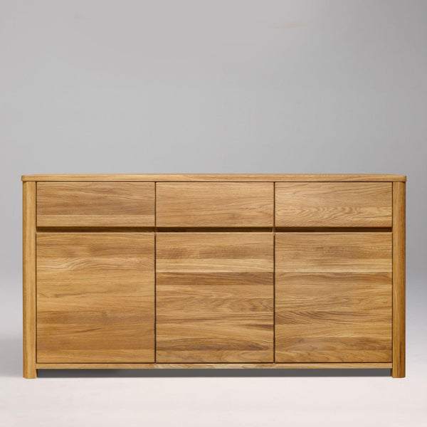 NordicStory Nordic Oak Solid Wood Chest of Drawers Sideboard Cabinet