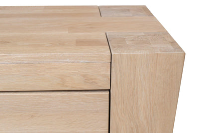 NordicStory Nordic Scandinavian Oak Solid Wood Chest of Drawers Chest of Drawers