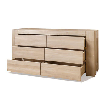 NordicStory Nordic Scandinavian Oak Solid Wood Chest of Drawers Chest of Drawers